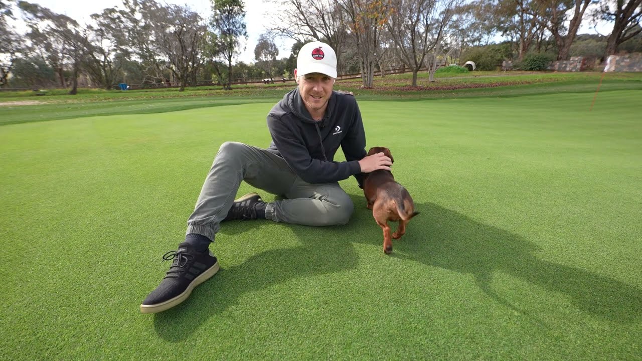 A Real Golf Green in My Backyard...