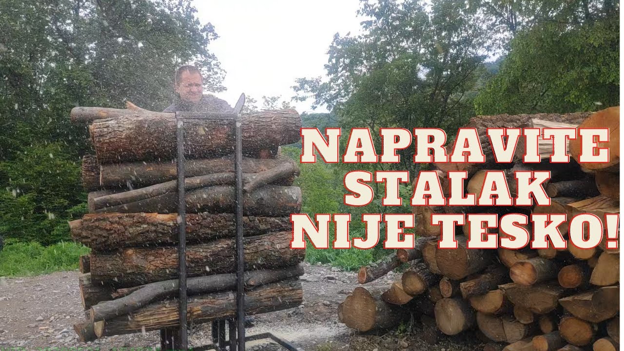 Kako Napraviti Stalak,Koza,Drzac Za Secenje Drva ?