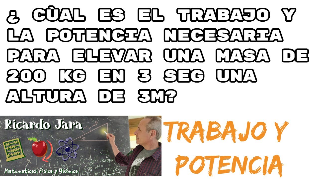 Trabajo y Potencia