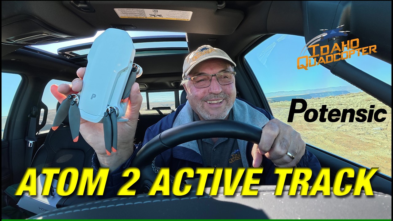 Potensic Atom 2 — отслеживание местоположения в каньоне реки Снейк! Это просто потрясающая функция!