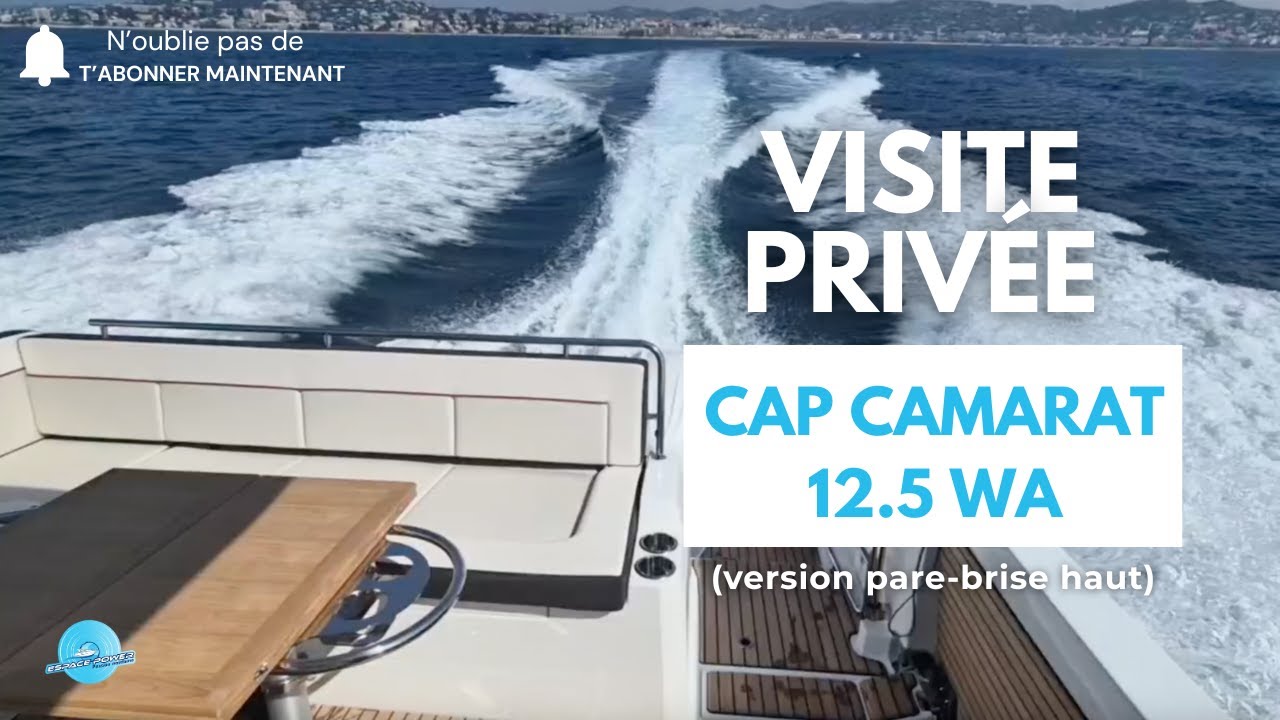 Cap Camarat 12.5 WA – Le luxe sportif par Jeanneau | Essai avec Espace Power à Cannes Port Canto