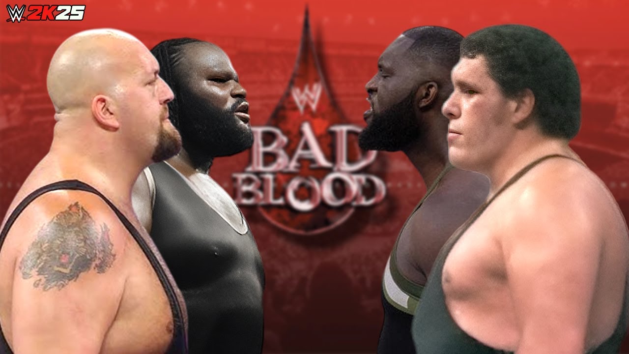 Марк Генри и Биг Шоу против Андре Гиганта и Омоса | Полный матч WWE 08 июня 2025 г.