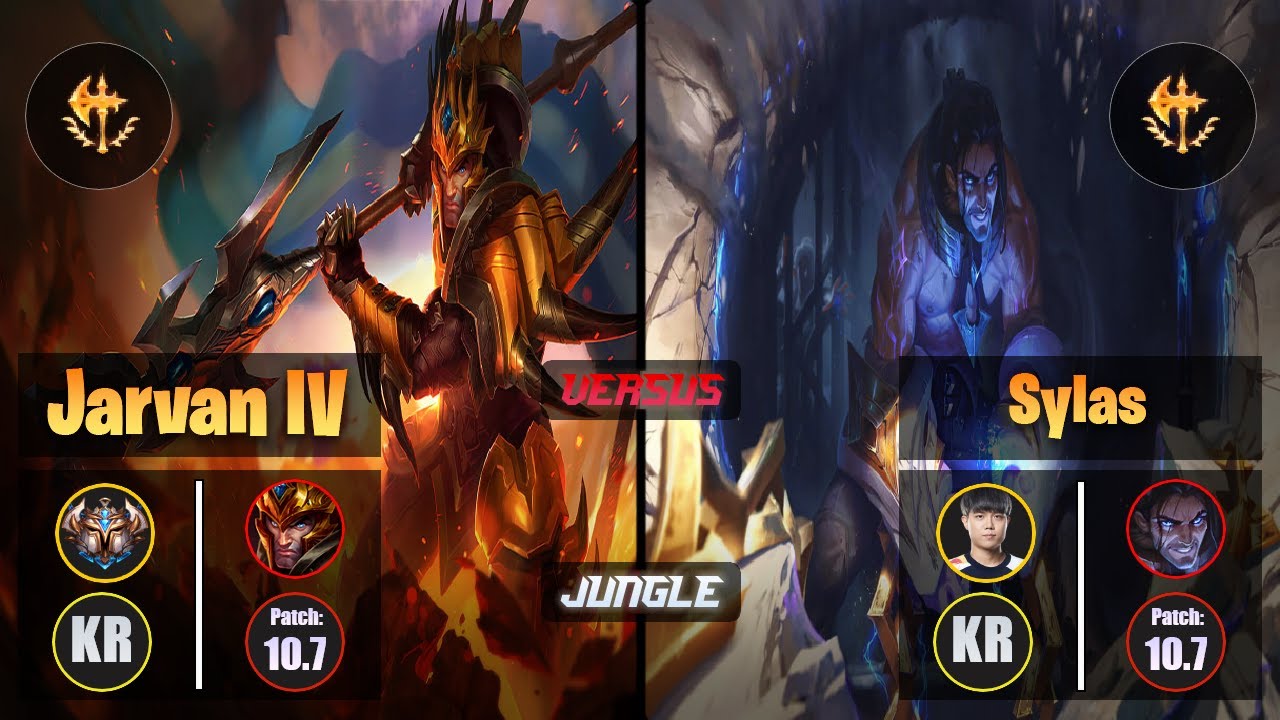 Challenger JARVAN IV [Conqueror] (Jungle) VS Cuzz SYLAS - Challenger KR Patch 10.7
