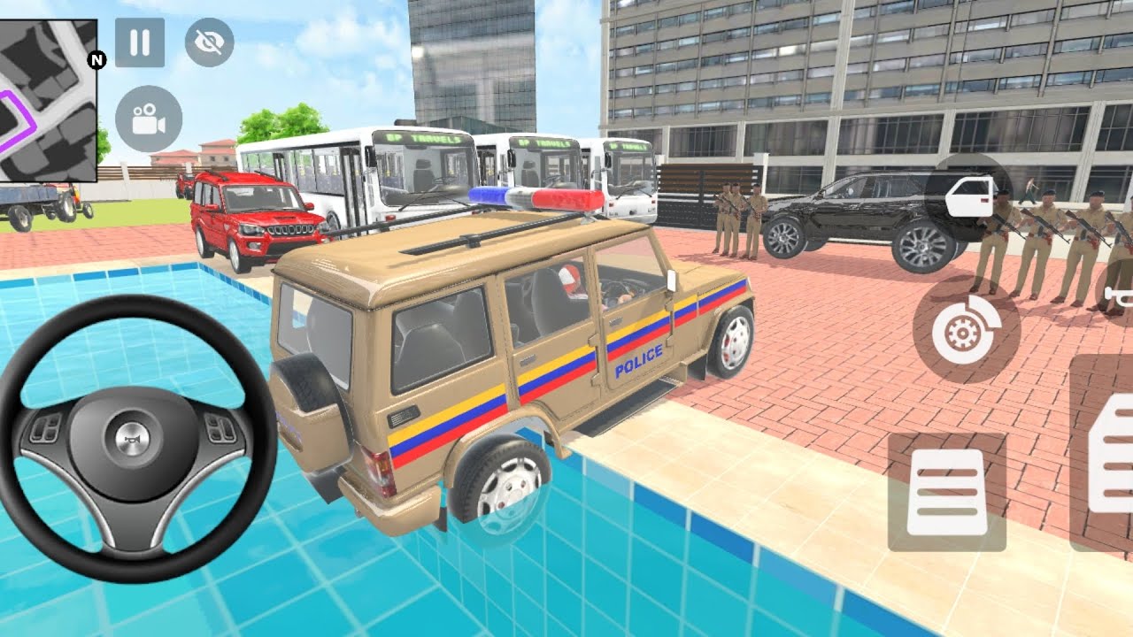 Car Bike Game Franklin ordered an Indian police car simulator 😝 Driving gaming part 11