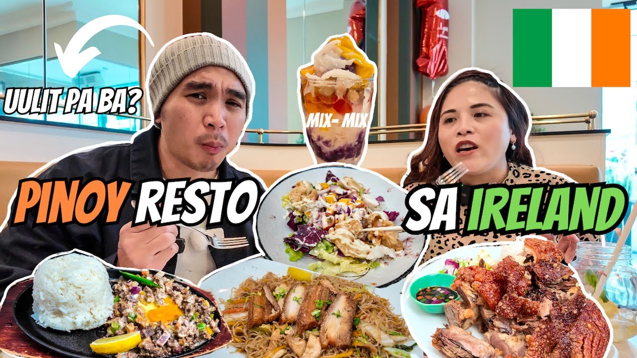 Bagong PINOY Restaurant sa IRELAND! TIKMAN NATIN! / MUKBANG VLOG / OFW DIARIES