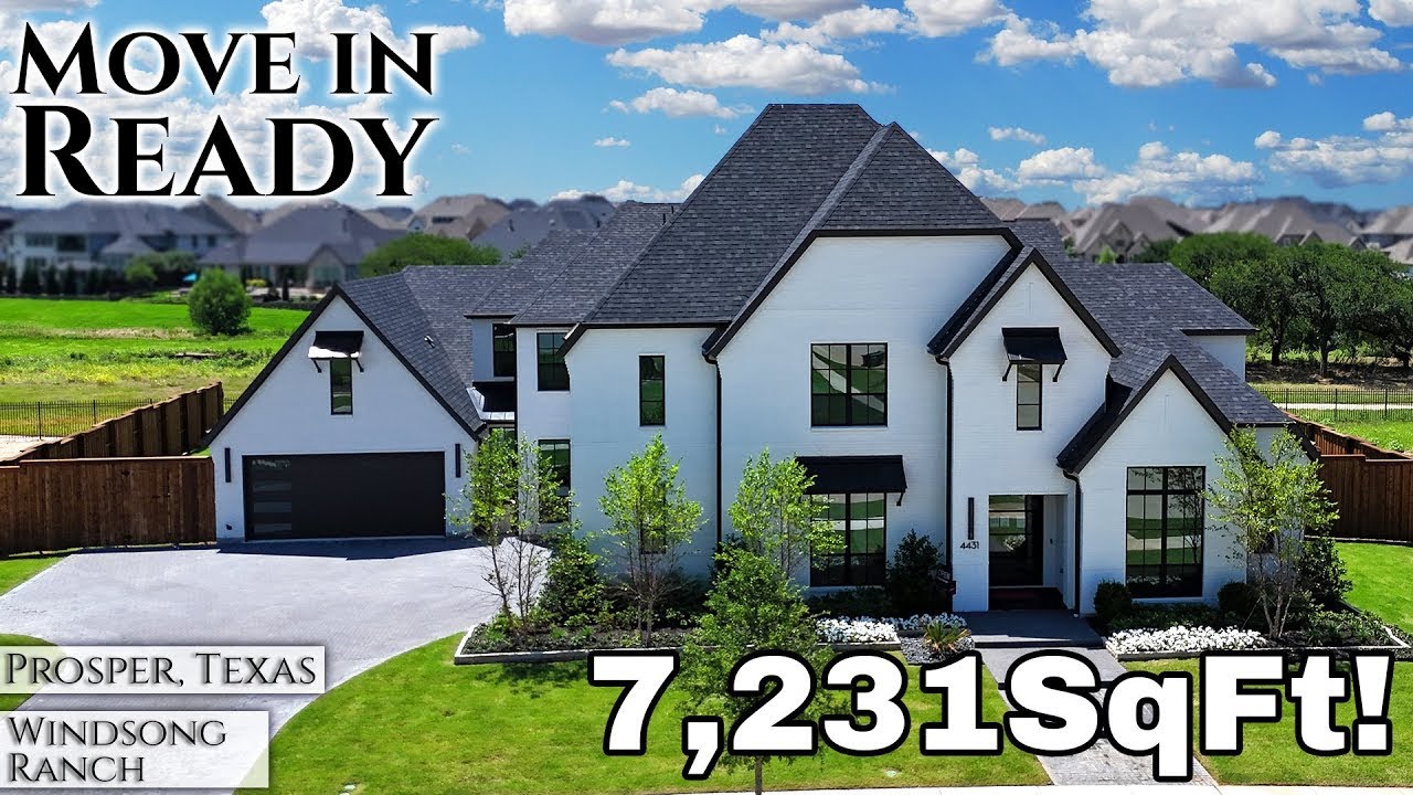 New Construction Homes in Dallas - Belclaire Homes in Windsong Ranch Prosper, TX