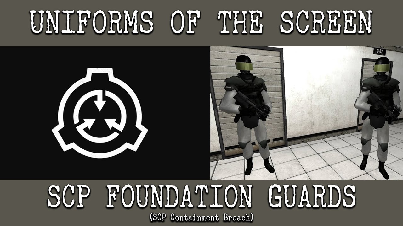 The Guard Uniforms and Armor of The SCP Foundation | SCP Containment Breach