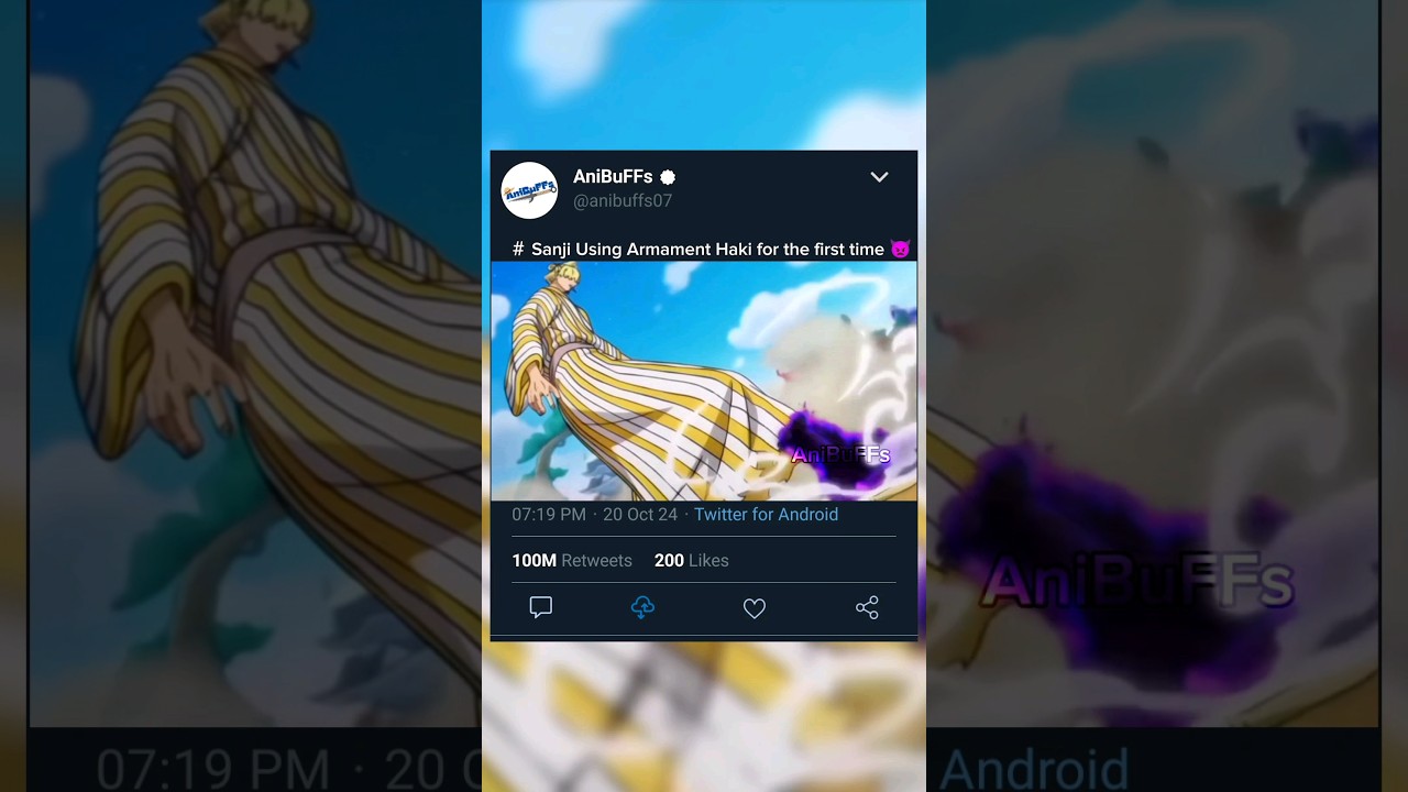 Sanji Using Armament Haki 👿 #anime #onepiece