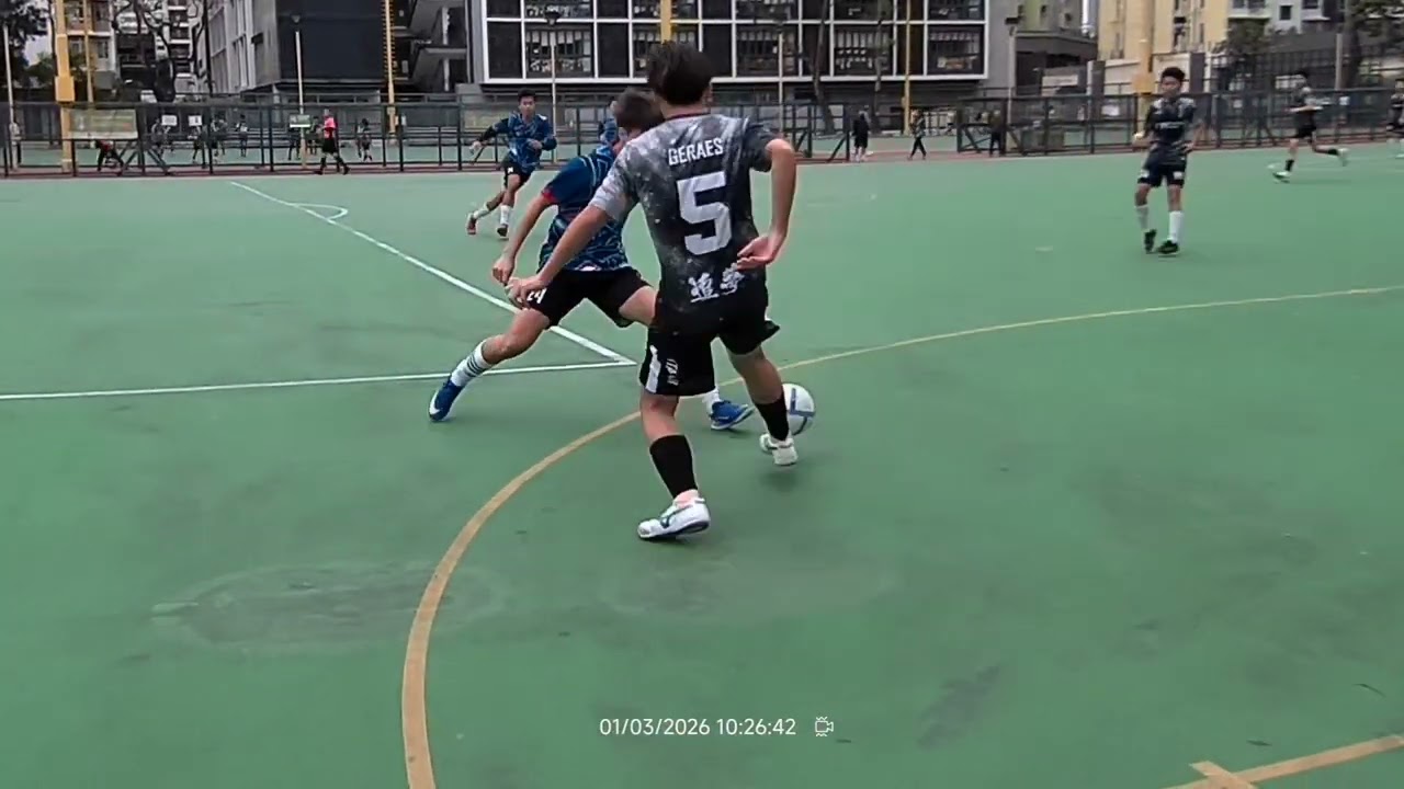 葵青區男子足球學界（中學初級組D1）裘錦秋vS 玄圓一中 上半場 