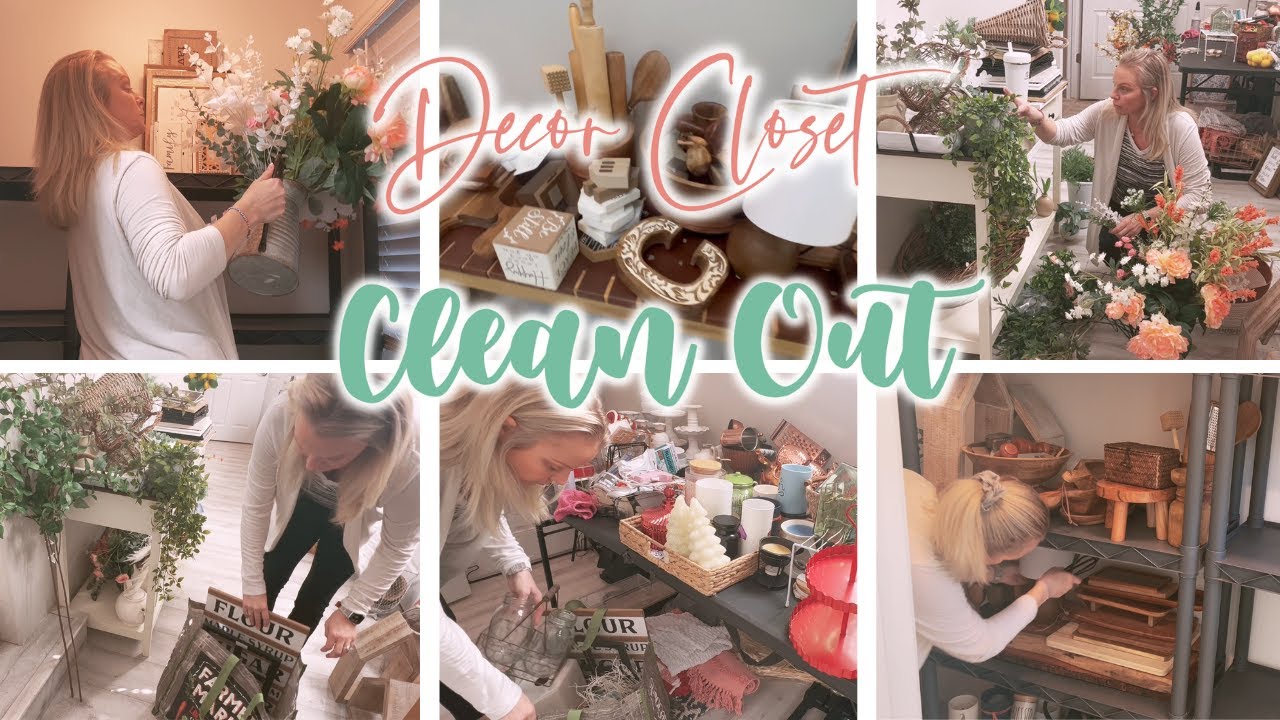 HUGE MESS! DECOR DECLUTTER | CLOSET CLEAN OUT | SPRING CLEANING 2023