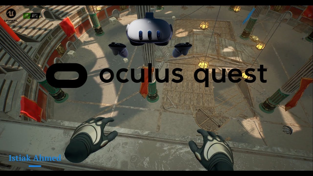 UE5.3 Ancient Gladiator Arena VR Experience in Meta Quest