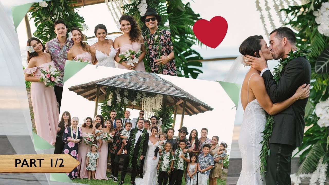 Jessica Caban and Bruno Mars at Tahiti and Billy wedding [PART 1/2]