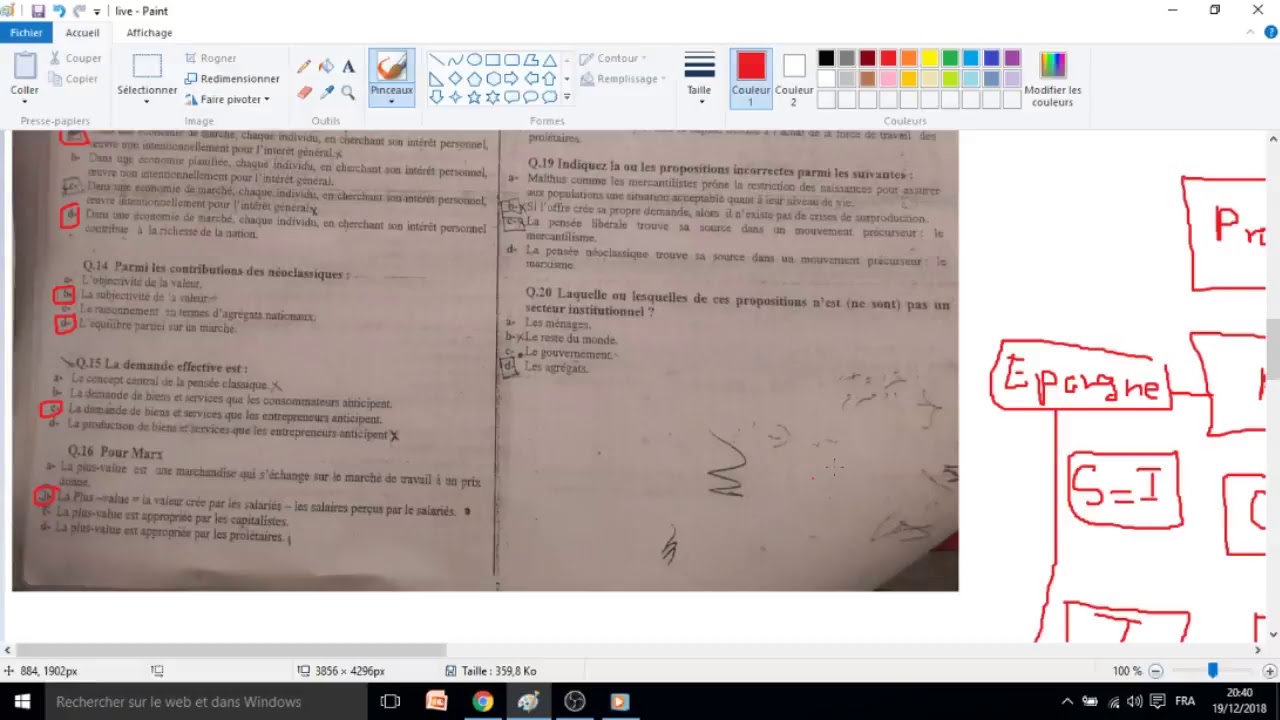 Correction d'examen de l'introduction à l'économie S1 Prof Benjelloun