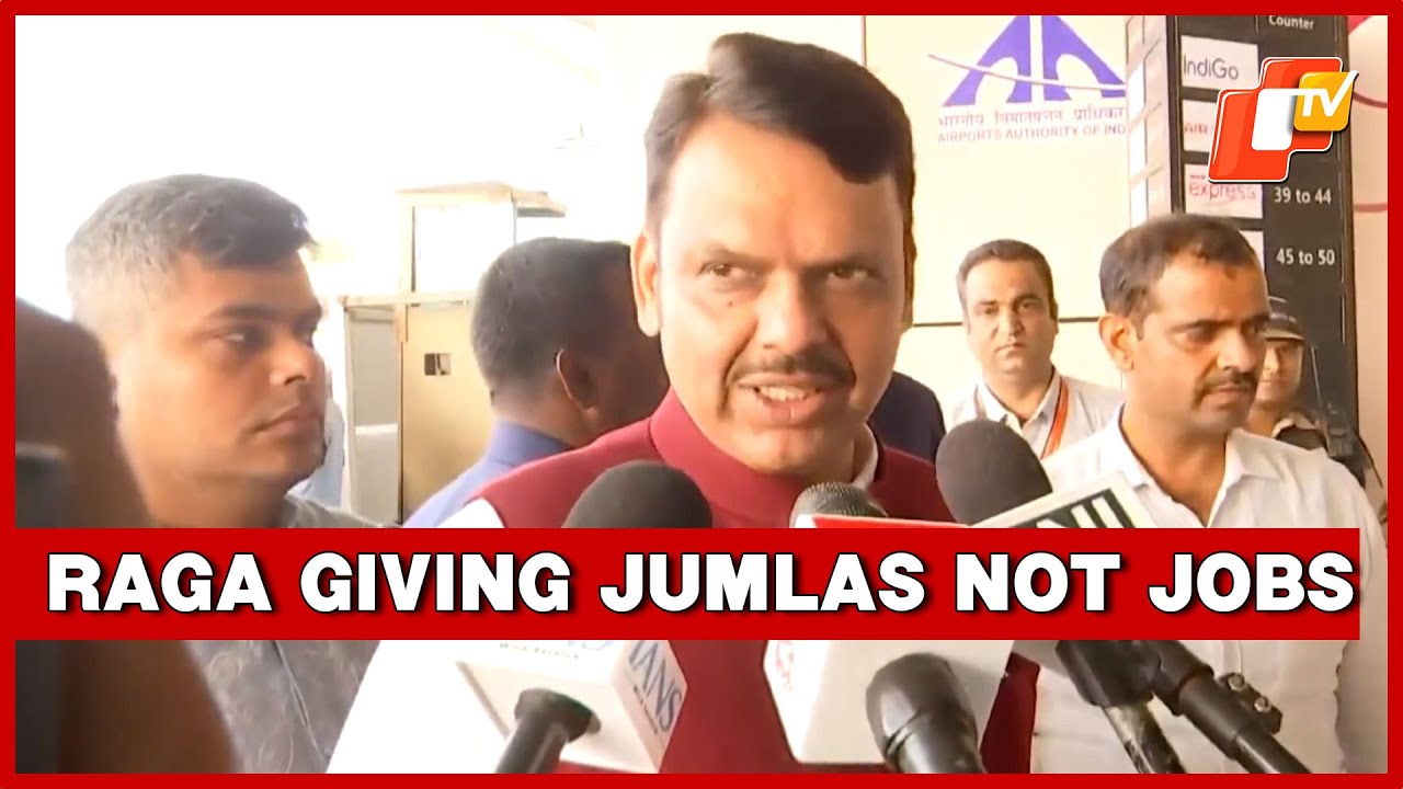 &lsquo;23 Lakh Jobs For 2.4 Crore Families?&rsquo; Fadnavis Slams Opposition&rsquo;s False Promises In Bihar
