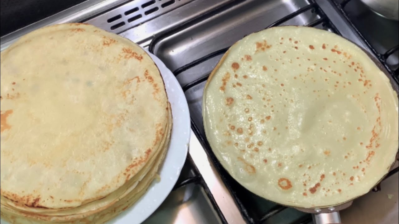 كريب صيامي كريب المحلات كريب العيش السوري او بدون بيض ولا حليب بحشوات مختلفة الشيف هناء فهمي