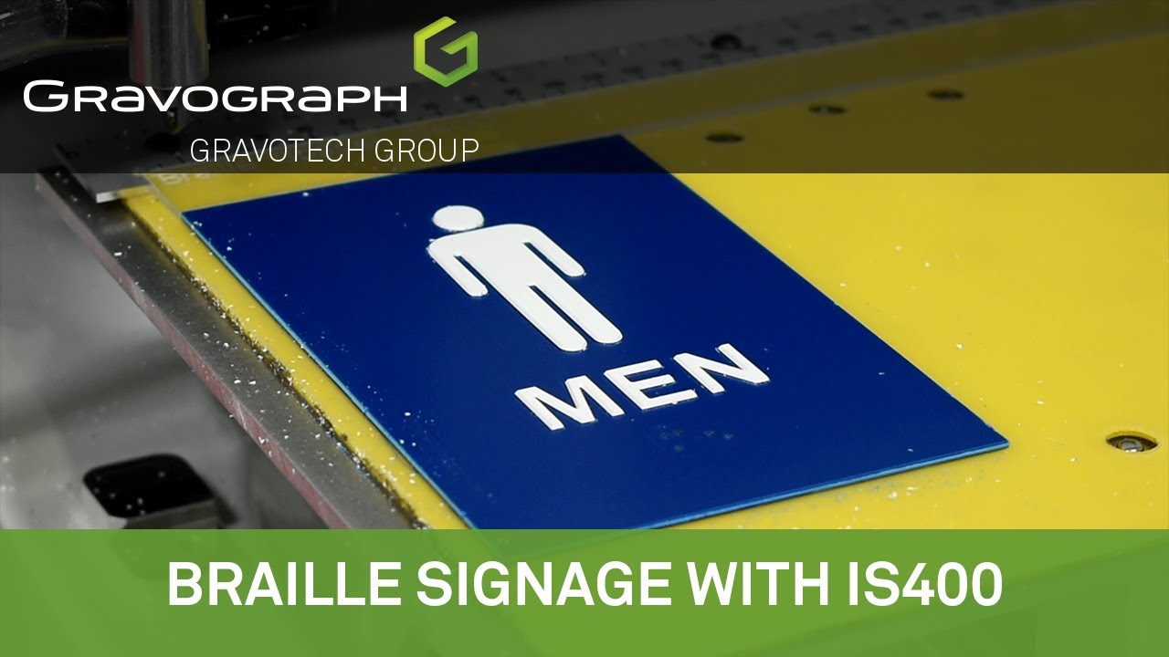 Braille Signage with the IS400