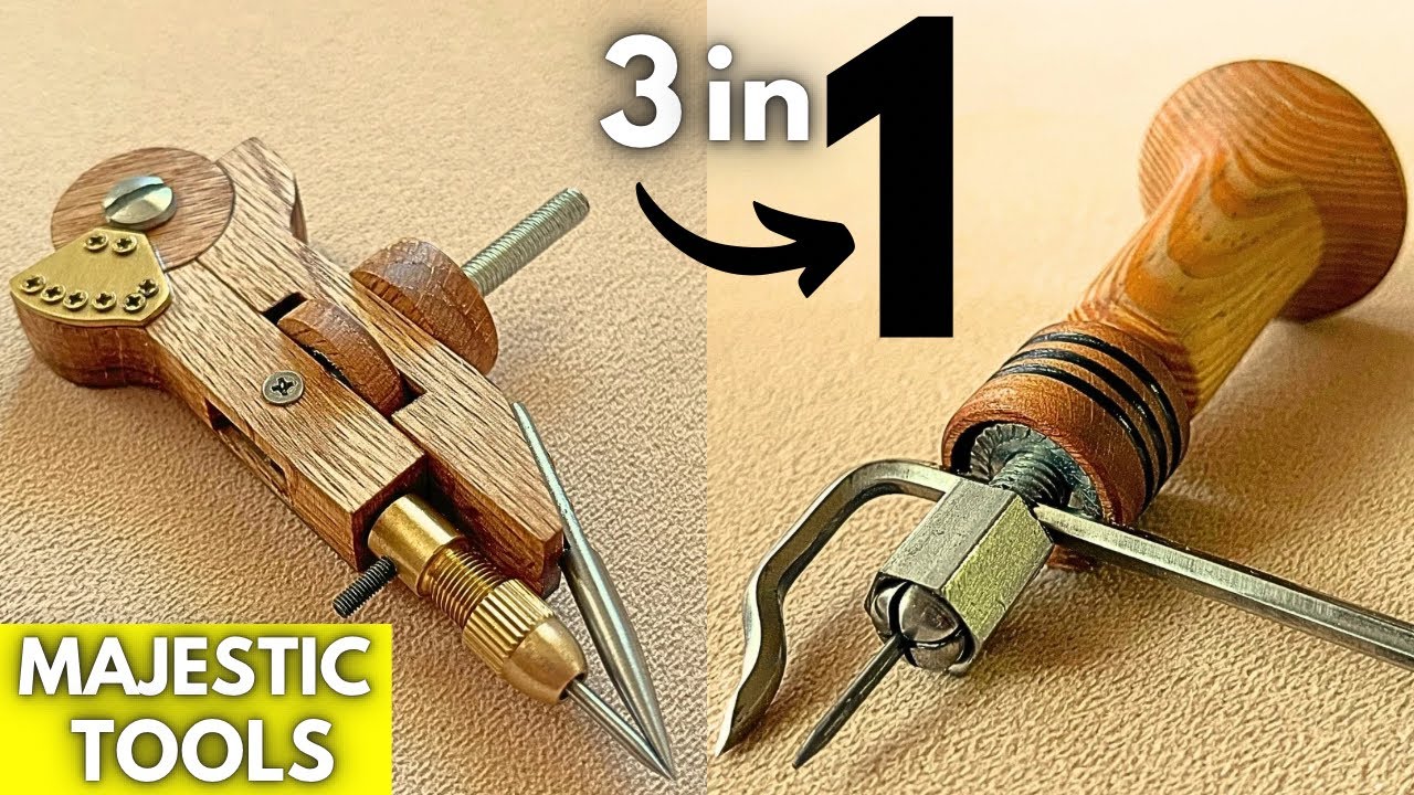 Watch The Magic: My 3 Smartest Compass Tools – A Must-See Collection! #woodworking #diy #compass