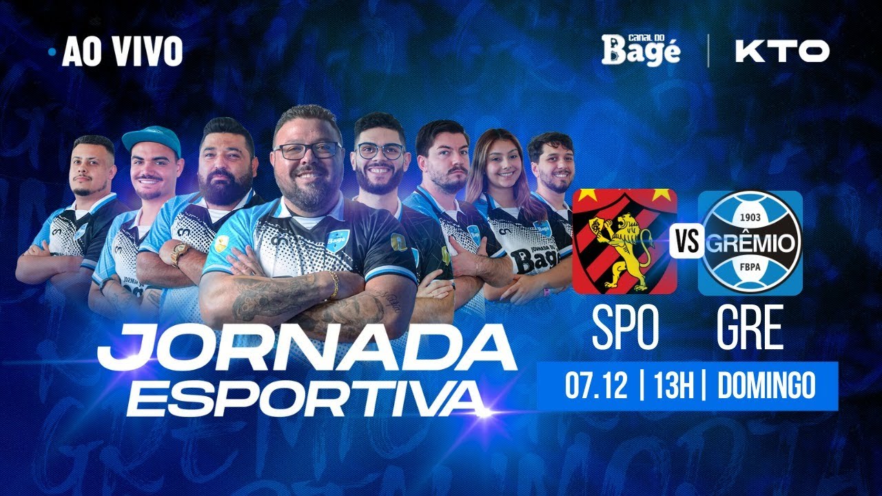 🔵AO VIVO🔵JORNADA DO BAG&Eacute;🔵SPORT X GR&Ecirc;MIO - [ DIRETO DE RECIFE ]