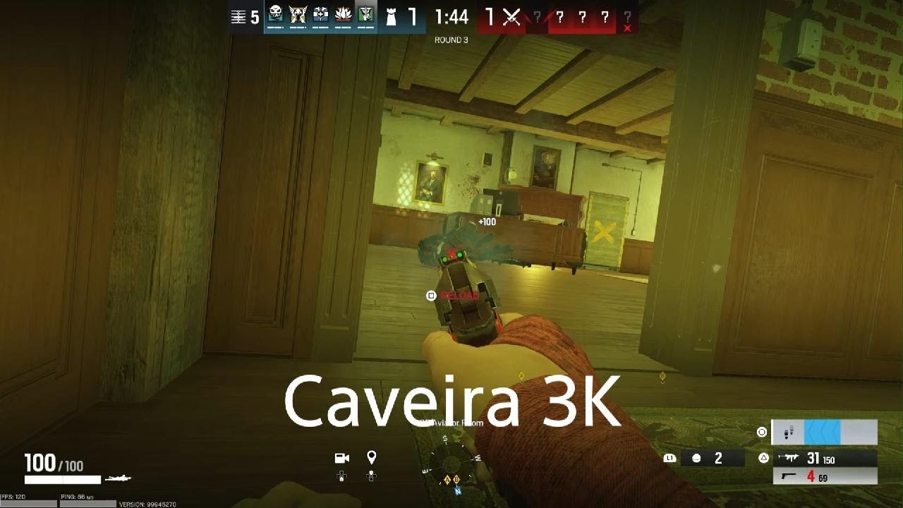 R6 Solo Villa Ranked Caveira 3K