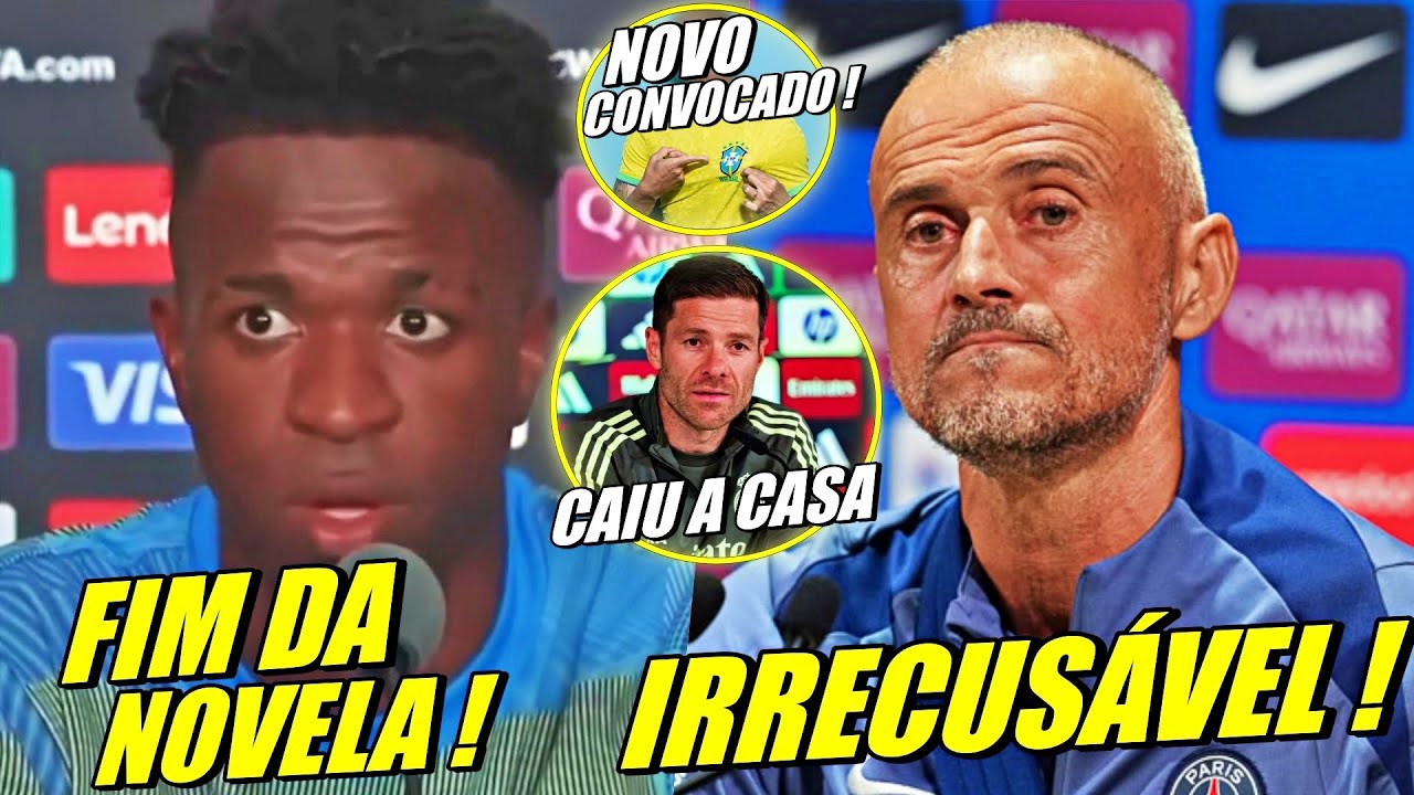 FIM DA NOVELA !! VINICIUS JR NO PSG !? NOVO CONVOCADO | XABI ALONSO ABRE O JOGO SOBRE A TRETA E MAIS