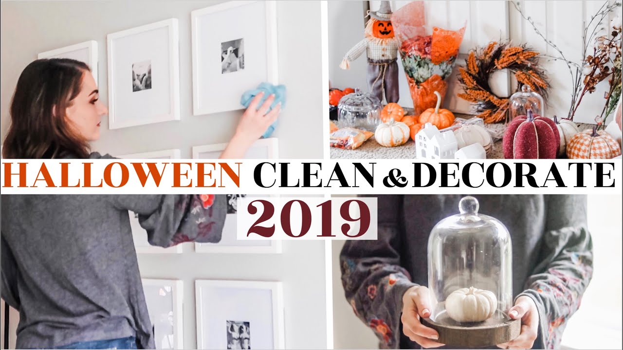 FALL CLEAN + DECORATE WITH ME 🎃|Halloween / Harvest decor ideas | cozy + classy | Natalie Bennett