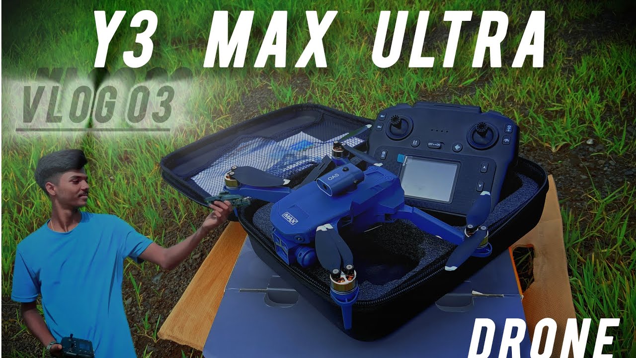 !! Y3 Max Camera Drone Unboxing, Flaying & camera test !! Vlog 03 