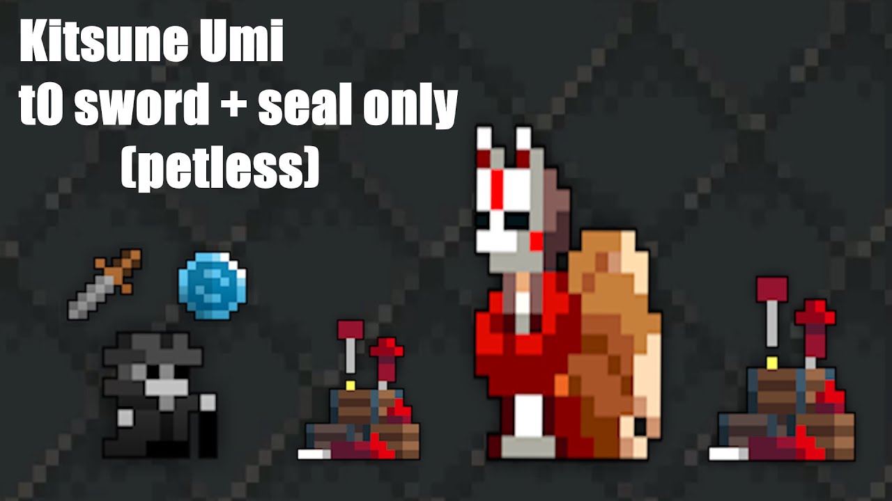 RoTMG - Kitsune Umi petless t0 sword + seal only
