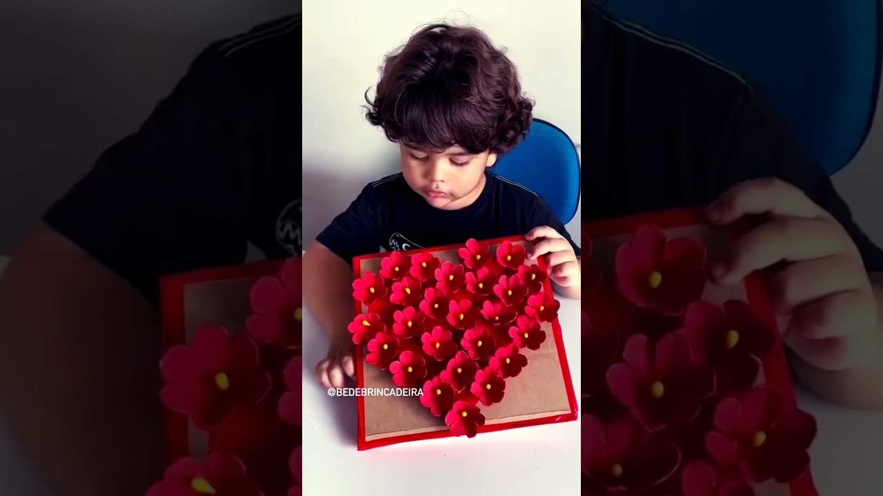 Recycle egg tray | beautiful Hanging card