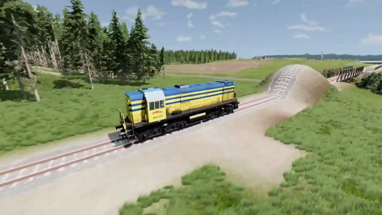 Trains & Bulge | BeamNG.Drive Episode 1