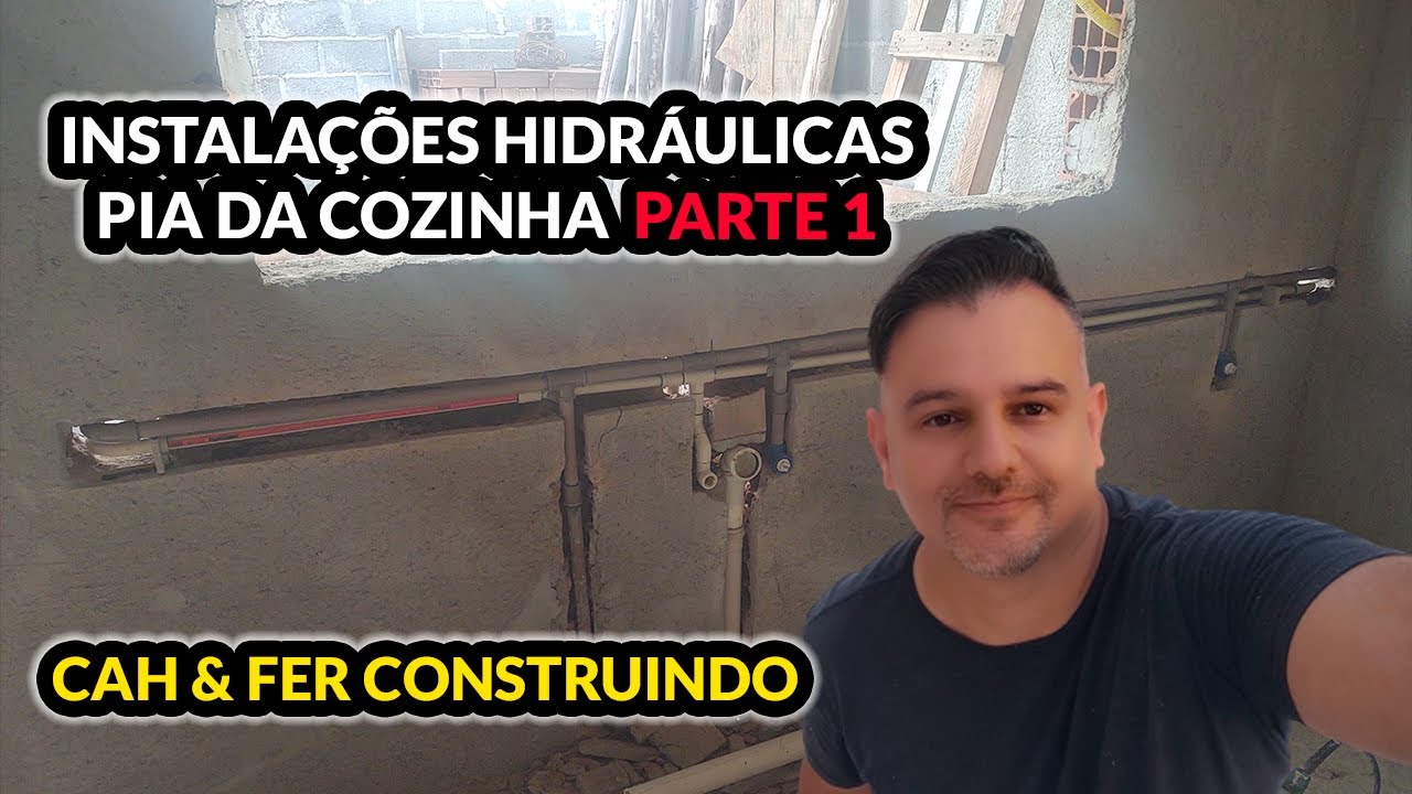 DIÁRIO DE OBRA | INSTALAÇÃO HIDRAULICA PIA DA COZINHA