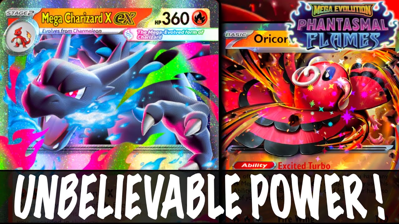 Mega CHARIZARD X ex : OHKO Всё, что угодно! Лёгкое ускорение энергии! Геймплей PTCGL (ФАНТАЗМАЛЬН...