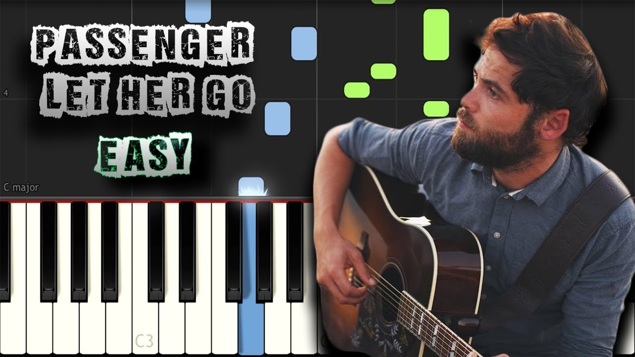 Passenger - Let Her Go - EASY -  - [Piano Tutorial] (Synthesia) (Download MIDI + PDF Scores)