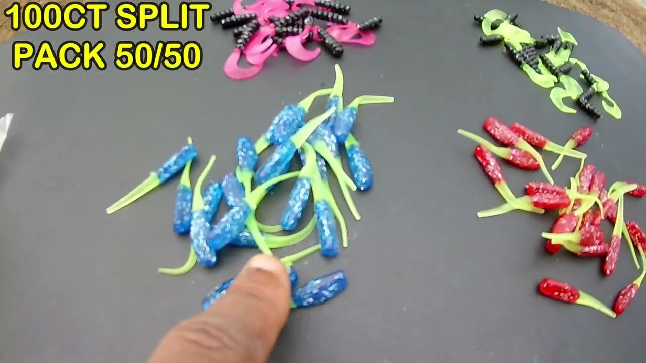 💥EVERYTHING YOU NEED WITH SPLIT PACKS CRAPPIE MADNESS REMEMBER CRAPPIE CANT SEE IT THEY CANT BITE IT