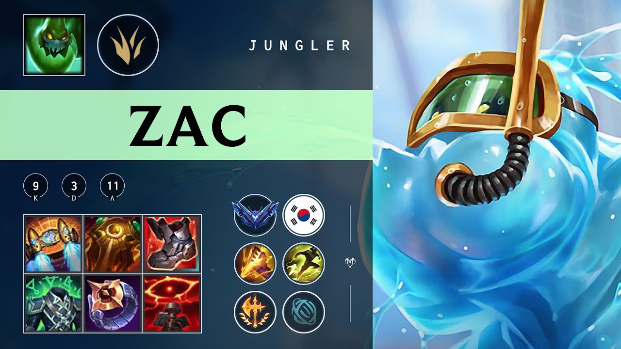 Zac Jungle vs Bel'Veth - KR Diamond Patch 25.24