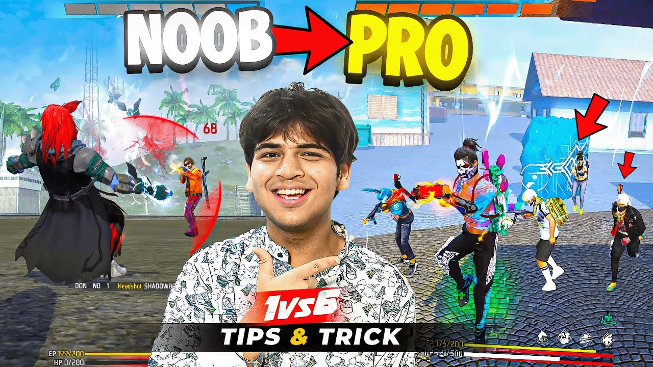 1vs 6 Tips and Trick By Tufan FF 😵&zwj;💫 Best Headshot Setting --Free Fire