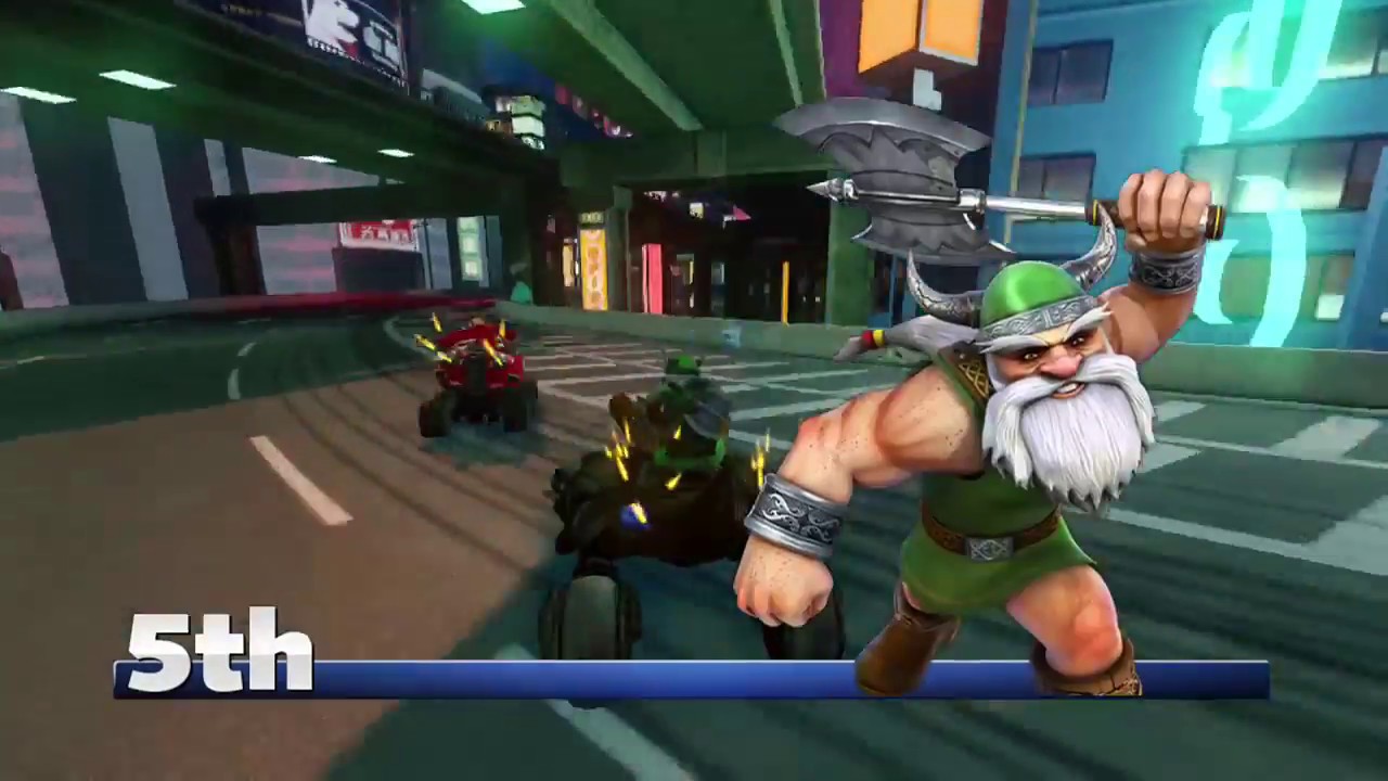 Sonic & All Stars Racing Transformed - Graffiti City Expert - Gilius gameplay