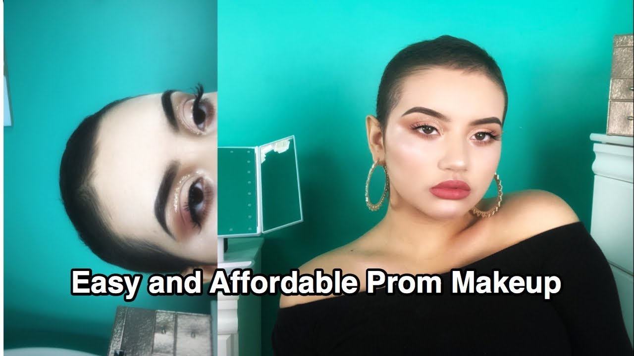 EASY Prom Makeup: Golden Orange AFFORDABLE DRUGSTORE  Look 2018