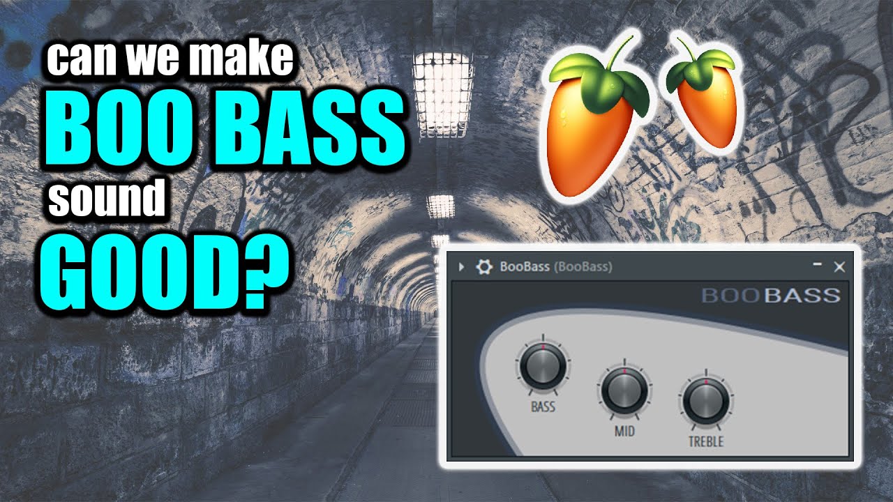 can we make BOO BASS sound GOOD in FL Studio | stock bass plugin tutorial