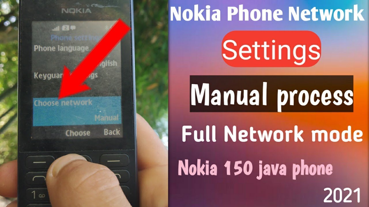 nokia 150 network settings #shorts