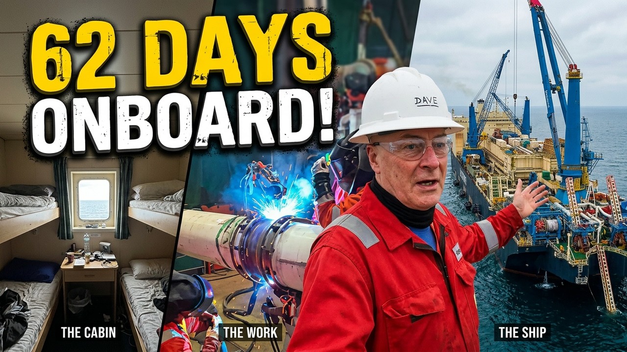 What's Life REALLY Like on a Giant Pipeline Ship?