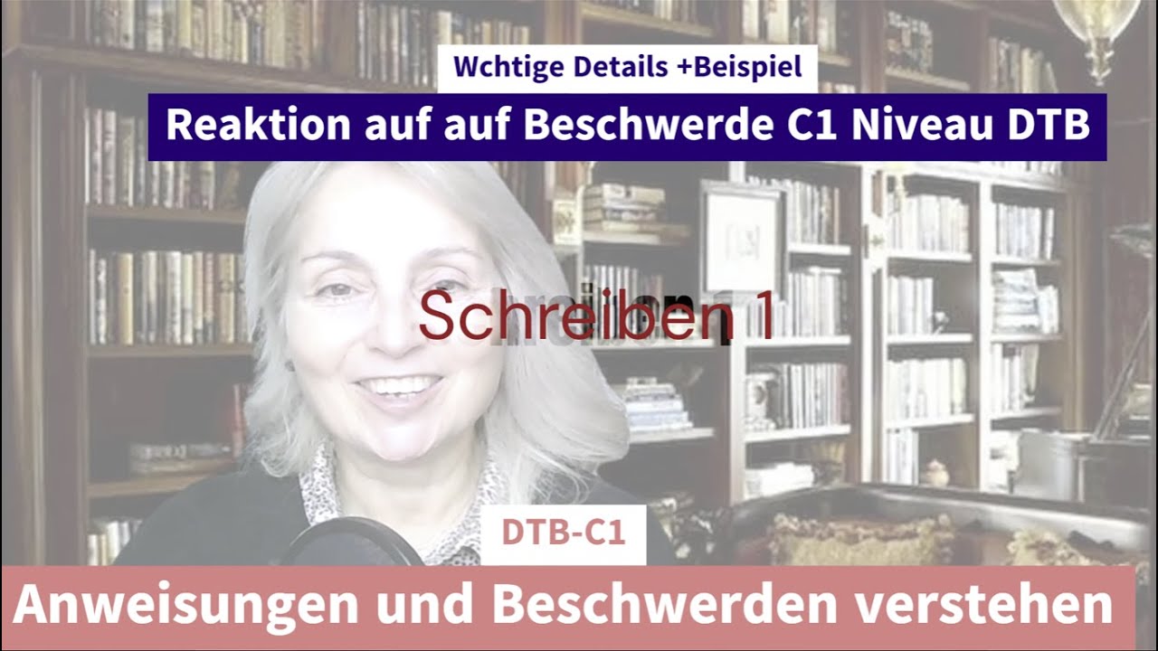DTB C1 | Deutsch-Test für den Beruf C1| Lesen und Schreiben | Eine E-Mail schreiben