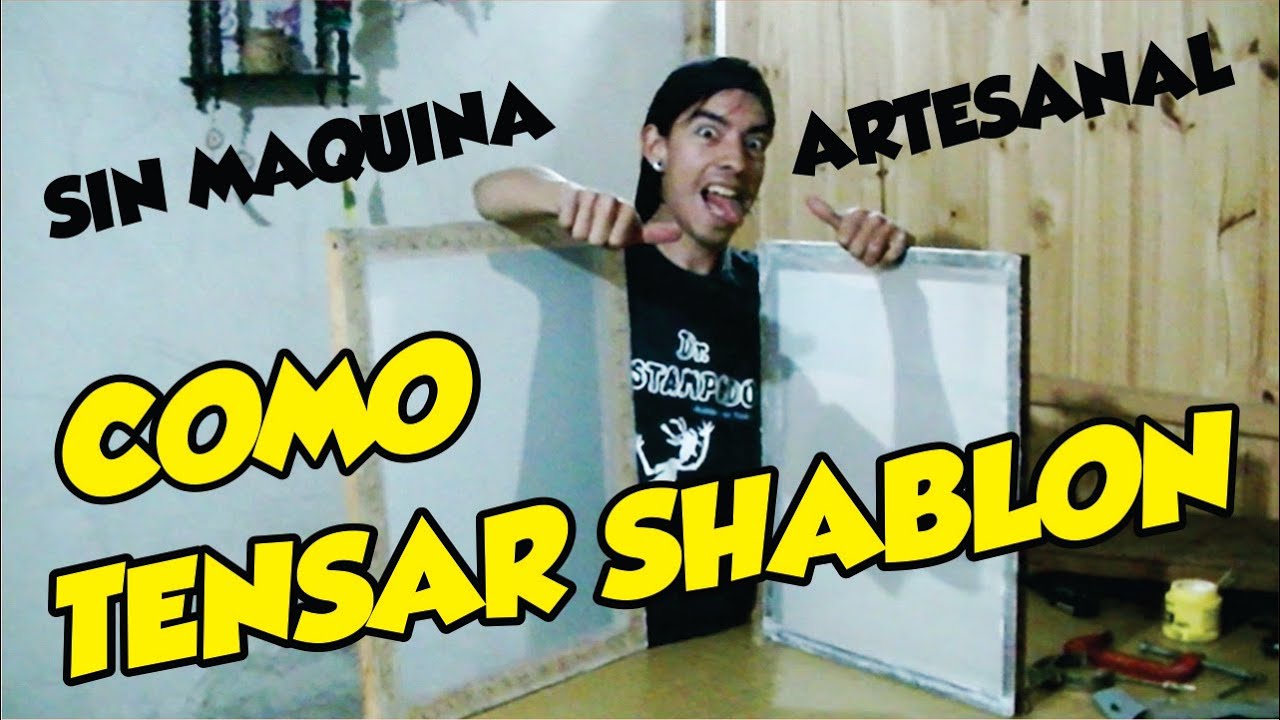 TENSAR SHABLON O CAMBIAR MALLA SIN MAQUINA