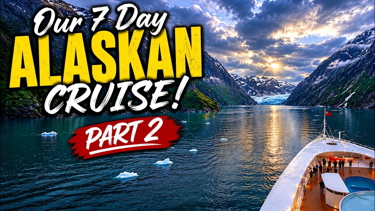 🏔️ 7-Day Disney Alaska Cruise Pt. 2 | Disney Magic | Sea Day & Glacier Viewing!