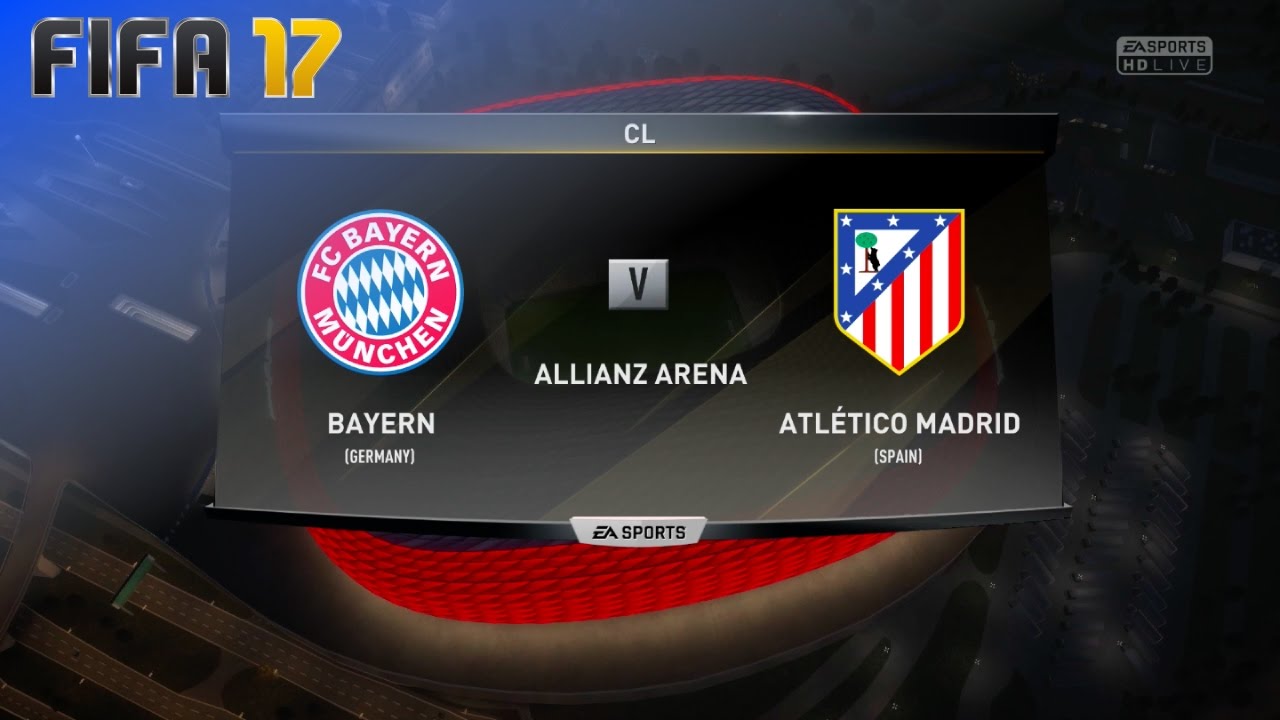 FIFA 17 - FC Bayern München vs. Atlético Madrid @ Allianz Arena