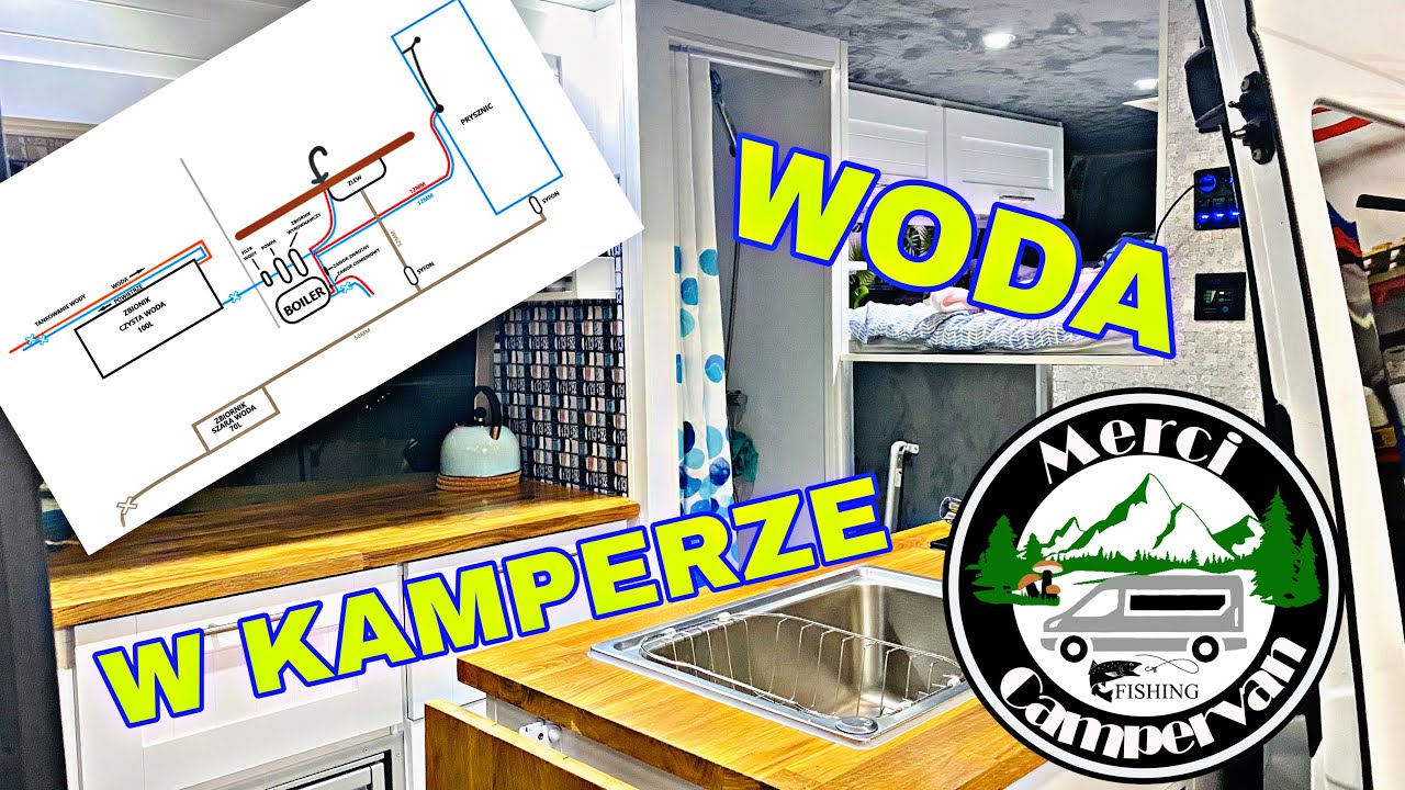 #26 Prosta hydraulika w kamperze | woda w kampervanie | Truma electroboiler | VAN TOUR