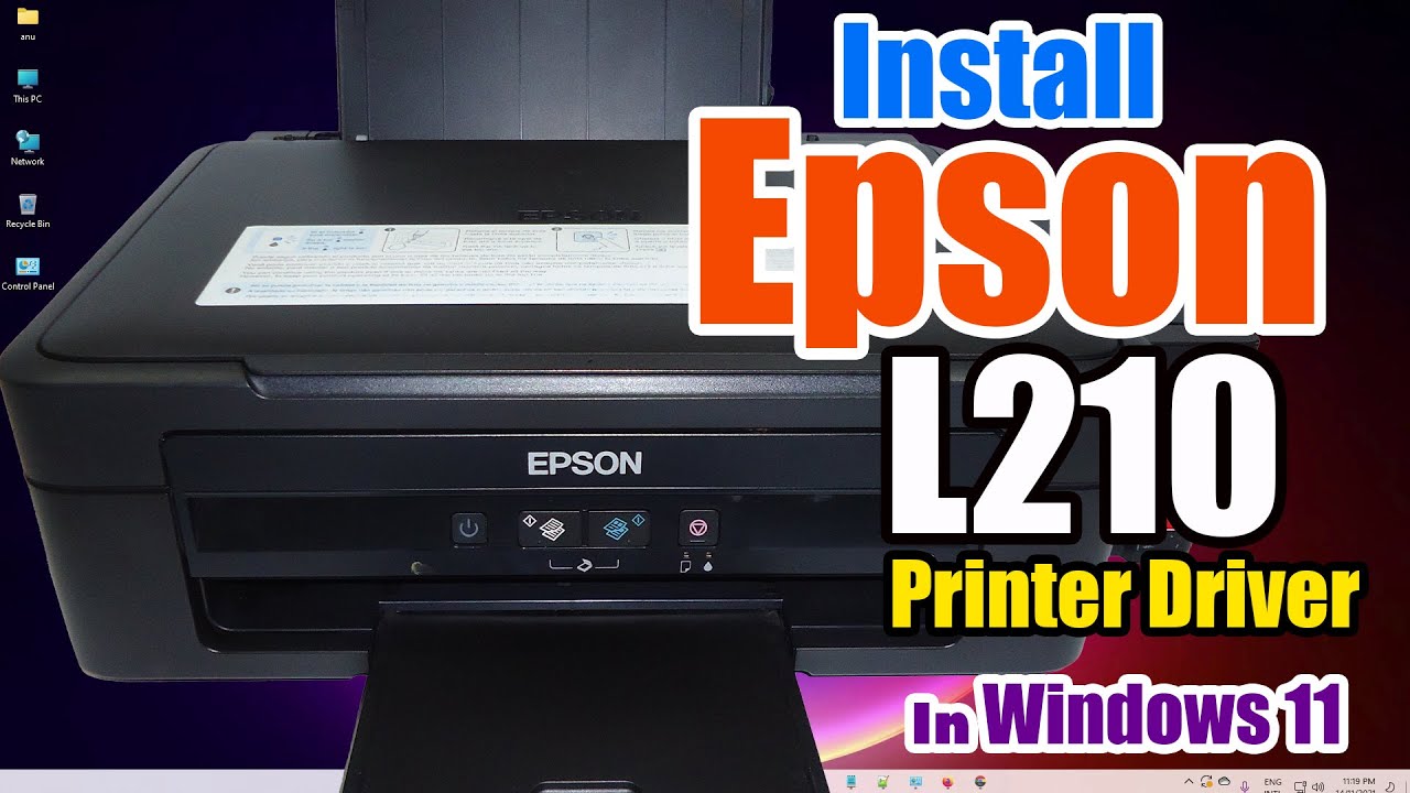 How to Download & Install Epson L210 Printer Driver in Windows 11 PC or Laptop
