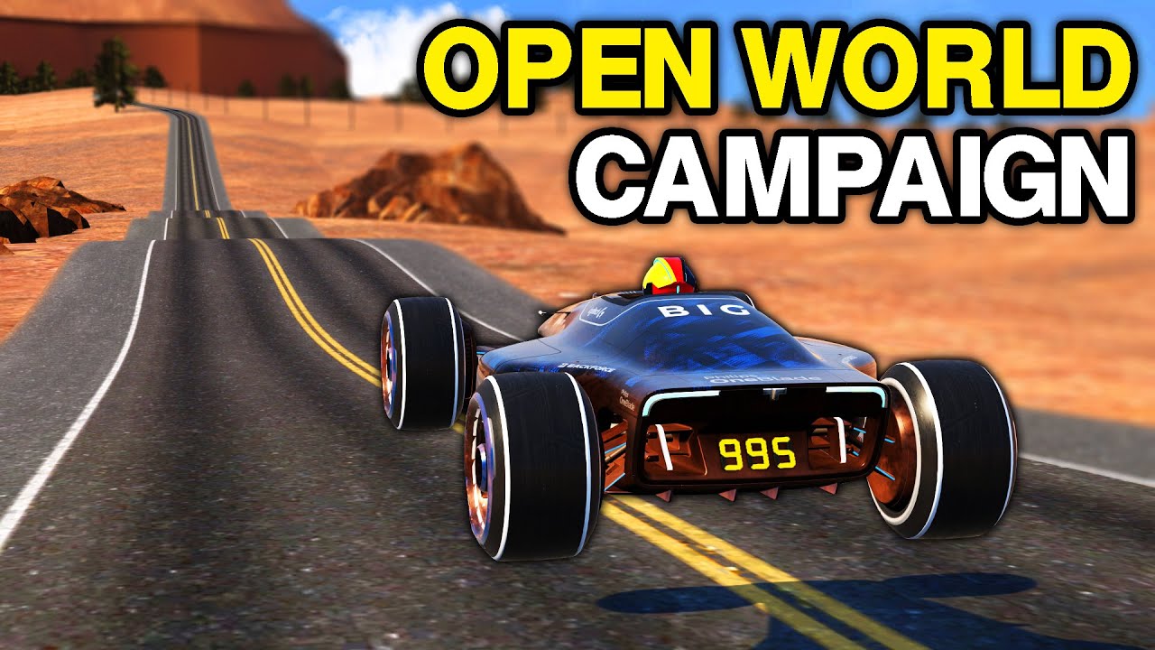 I discovered an Open World Trackmania Campaign!