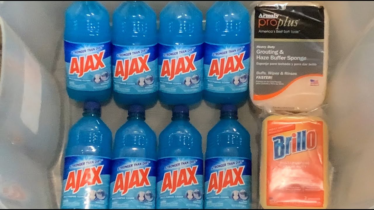 ASMR 💙BLUE AJAX OVERLOAD💙 WITH NEW SPONGES + RINSE | SATISFYING SPONGE SQUEEZING