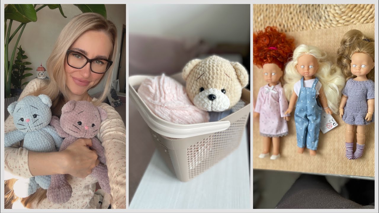 Вʼязані іграшки, лялечки Паола Рейна, натхнення на створення краси🌸