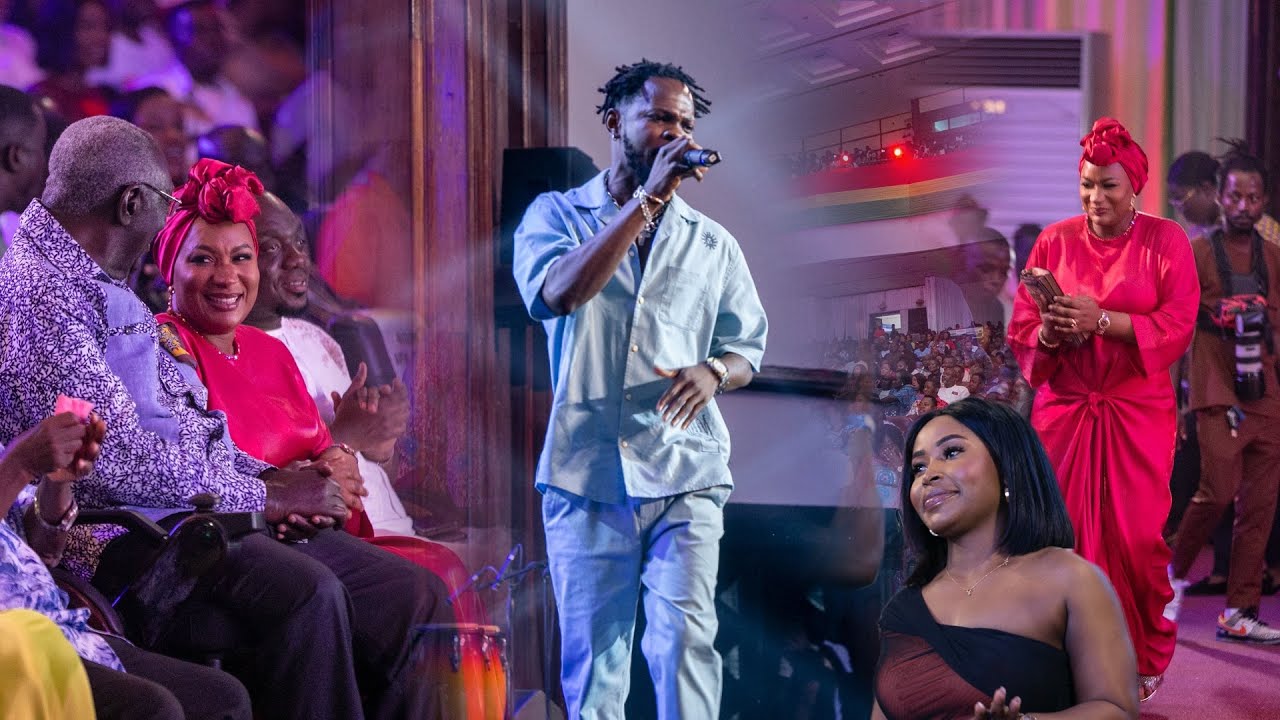 Fameye Emotional Performance that Got Fmr Prez Kuffour Tearing at DKY Night of comedy and Music